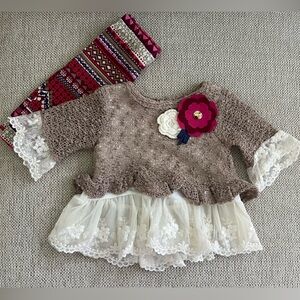 Rare Editions Long Sleeve & Leggings 3-6 Months